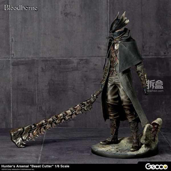 gecco《血源诅咒:老猎人》1:6武器库:野兽切割刀,加农炮,教会之锤