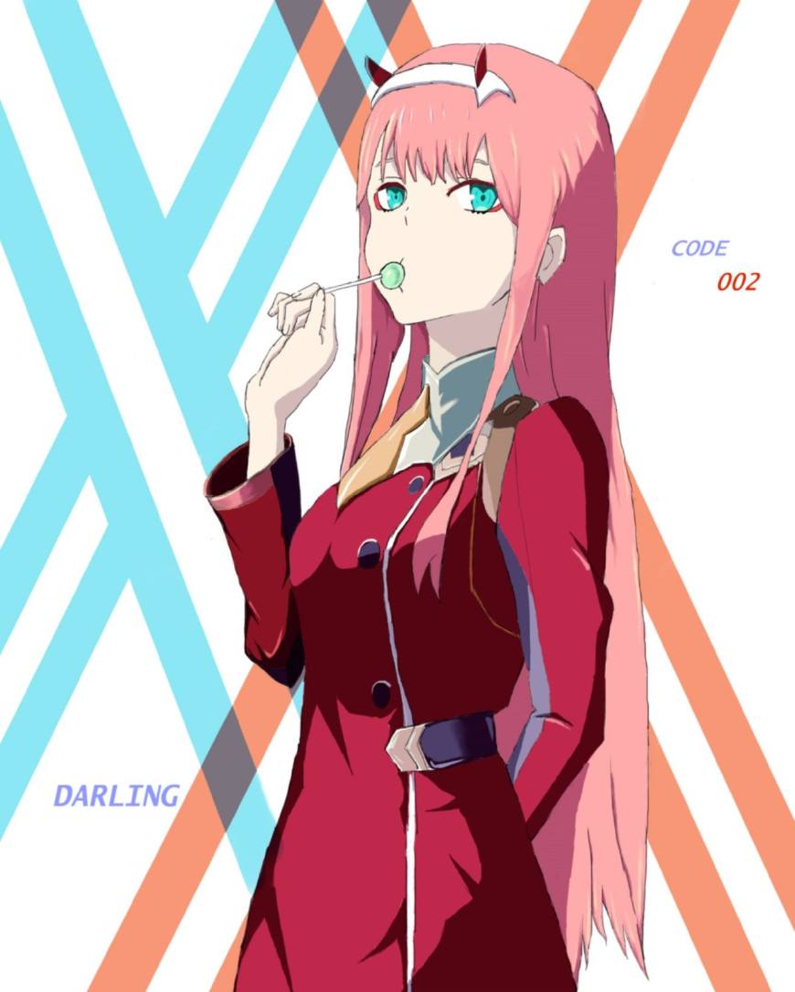 darling in the franxx女主02美图,真是诱惑感十足