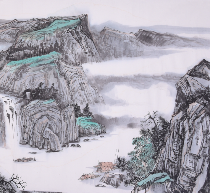 山水寄情,丹青绘心——王雪峰山水画作品欣赏