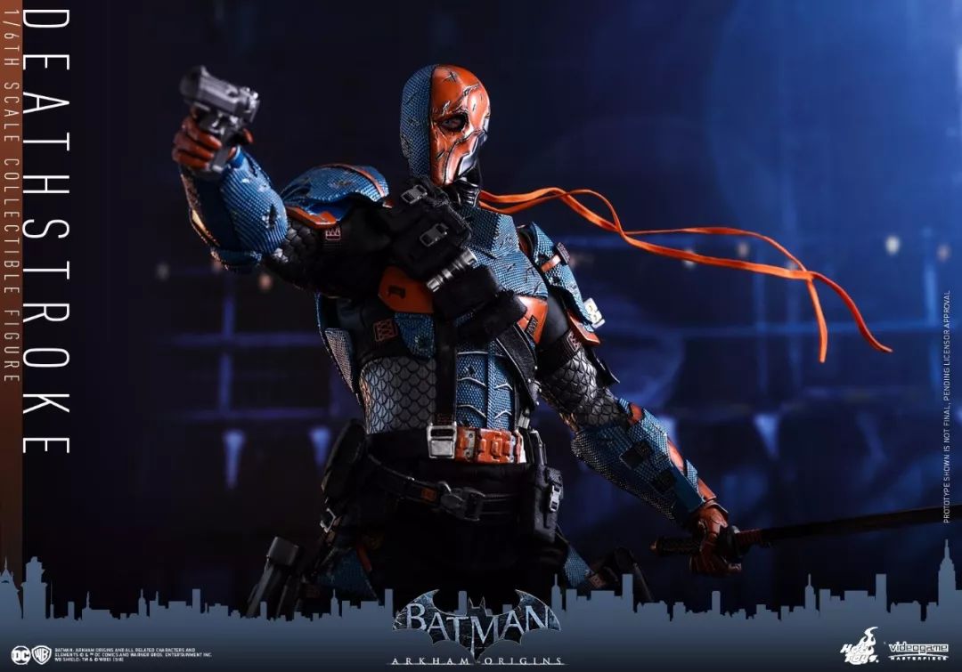 新品预定hottoys16vgm30蝙蝠侠阿卡姆起源丧钟deathstroke