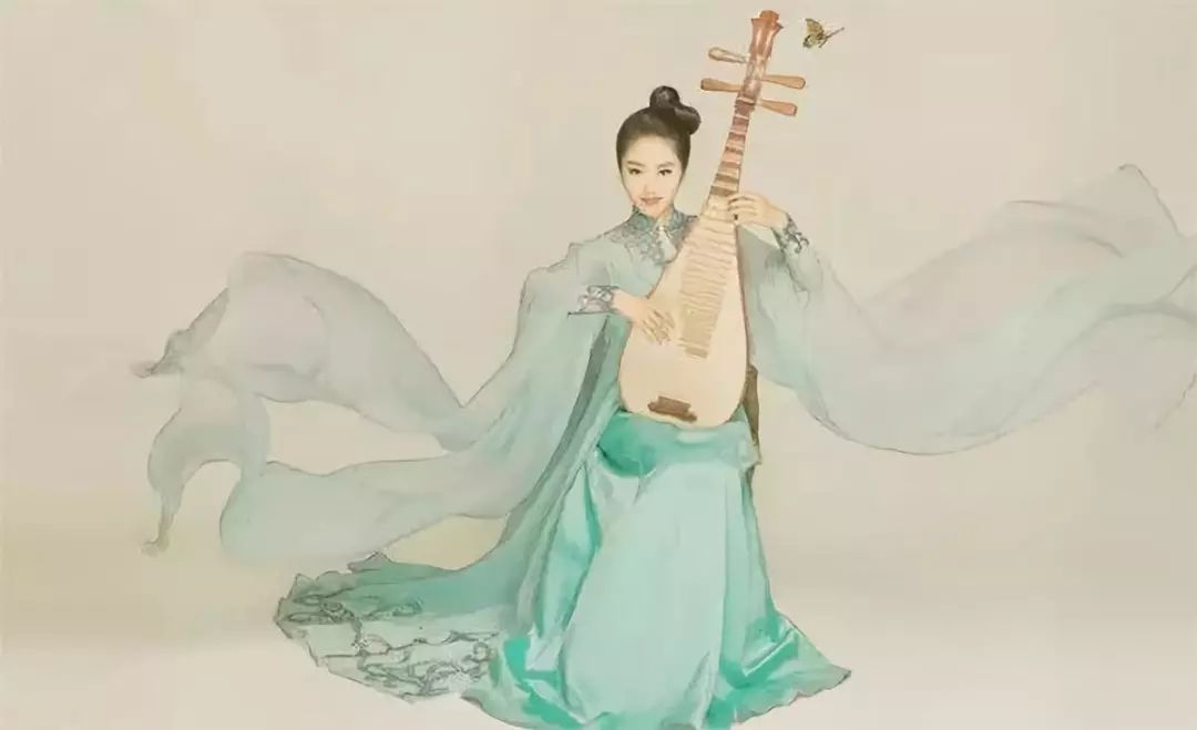 出水莲 ▼ 《十面埋伏》是我国传统乐器作品中大型琵琶武曲的代表作.