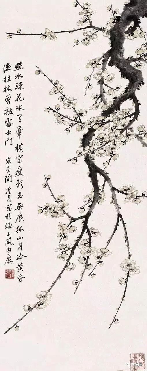 想学画写意梅花吗?那就临摹这些大师的作品吧!