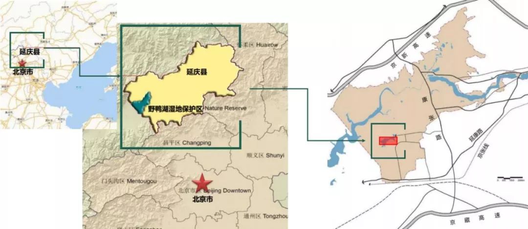 野鸭湖国家湿地公园位于北京市延庆县的西部,北京市与河北省交界处,是