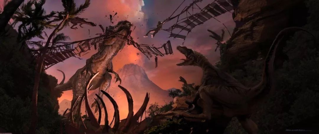 震撼视觉的《侏罗纪世界2》概念设计图
