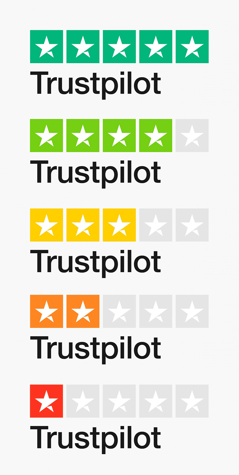 LOGO双赢彩票APLUS-电商点评服务网站Trustpilot更新logo设计(图4)