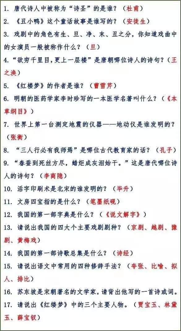 清华校长直言:这200个百科常识,孩子答不出?家