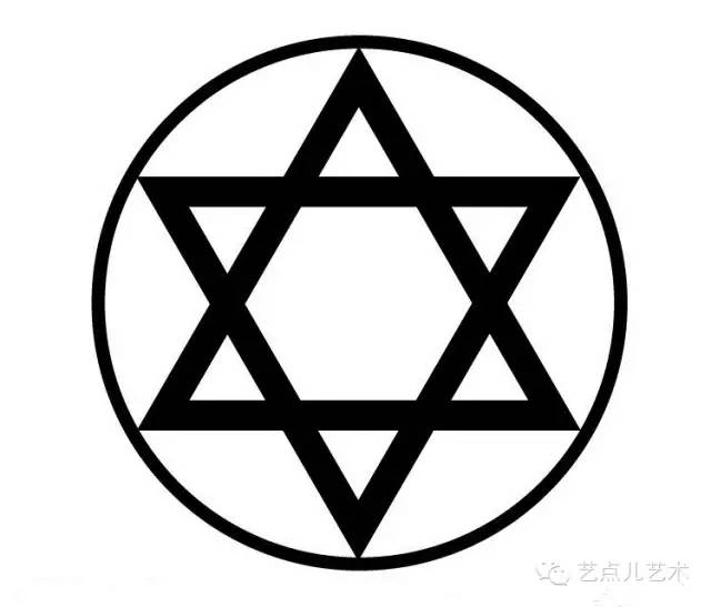 【六芒星】 六芒星起源于印度的一个教派,该教派有着女阴崇拜,认为六