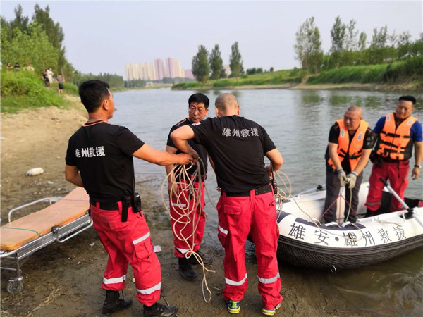 在河北省保定市白沟高桥附近的河里不幸溺水,求助雄州救援队帮忙打捞