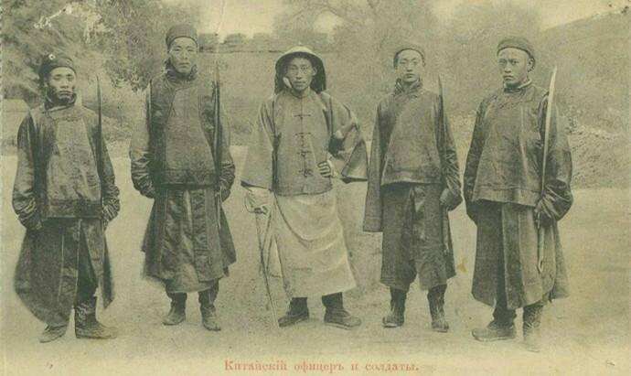 老照片里的清朝军队, 原来真实的清军是这个样子的