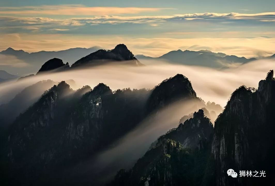 夏日黄山绝美的云海,佛光(昨日傍晚实拍)