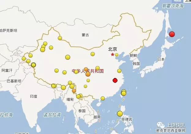 6级地震,婺源县房子震动数秒图片