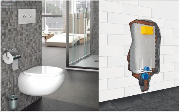 你家的卫生间能用隐蔽式水箱吗?