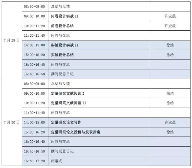 研修季 外语教学量化研究方法 7月26 8月1日 北京