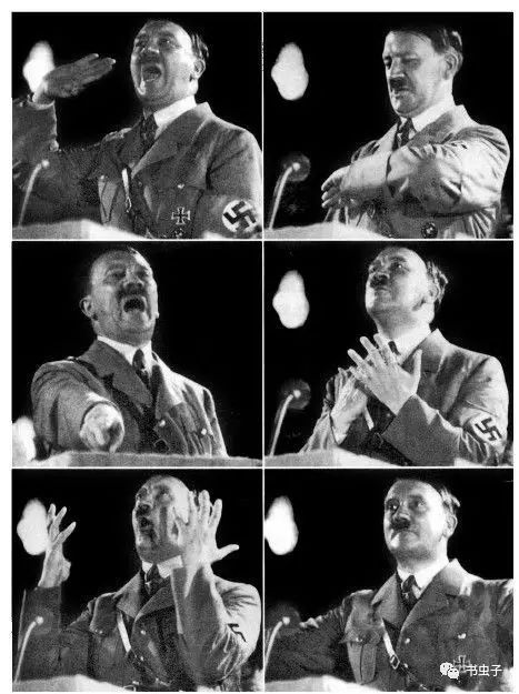 狂热演讲中的希特勒