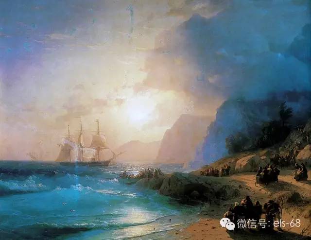 艺术俄罗斯海景画家艾瓦佐夫斯基油画作品