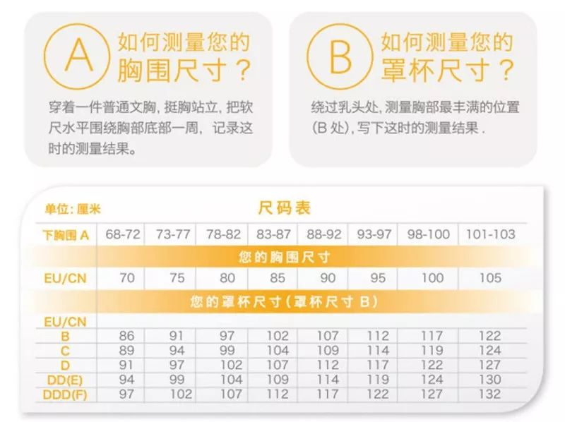 内衣欧洲尺码_内衣尺码对照表(3)