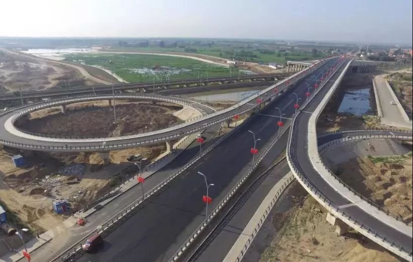 朔州市开发路恢河大桥建成通车