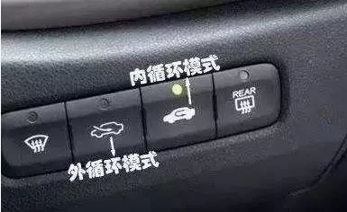 车内内外循环系统按钮
