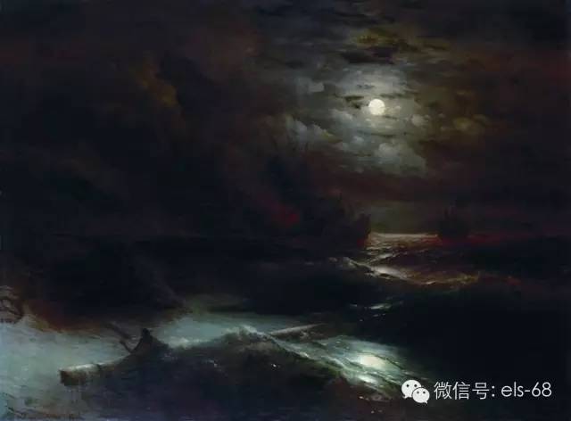 艺术俄罗斯海景画家艾瓦佐夫斯基油画作品