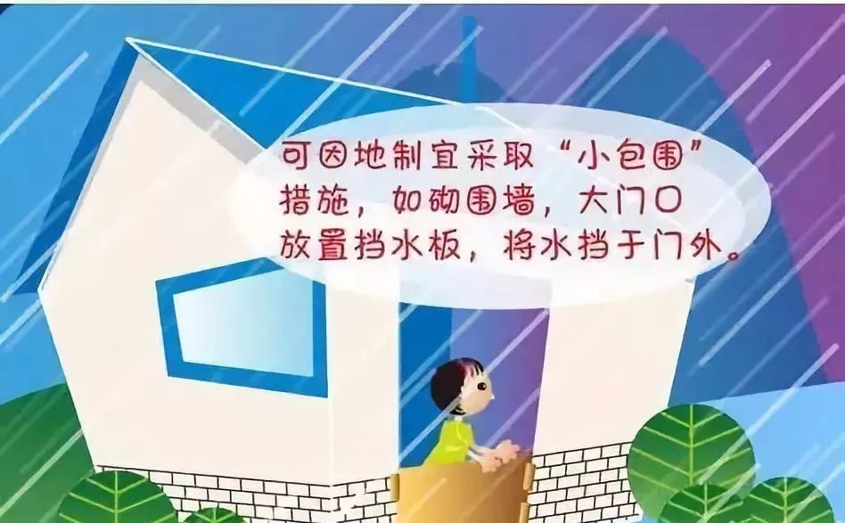 暴雨洪水时该怎样预防应急知识?