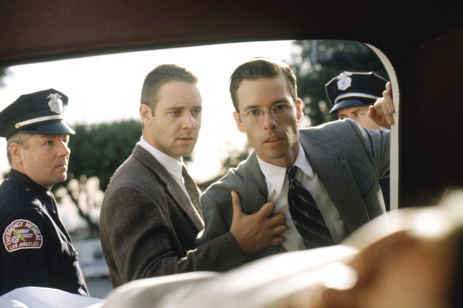 盖·皮尔斯与凯文·史派西合作犯罪经典片《洛城机密》据外国媒体