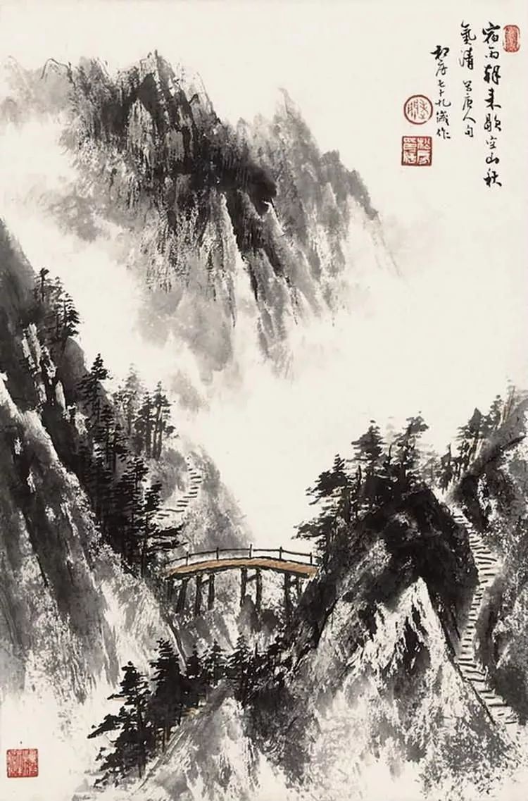 笔墨精湛关松房国画山水作品赏析