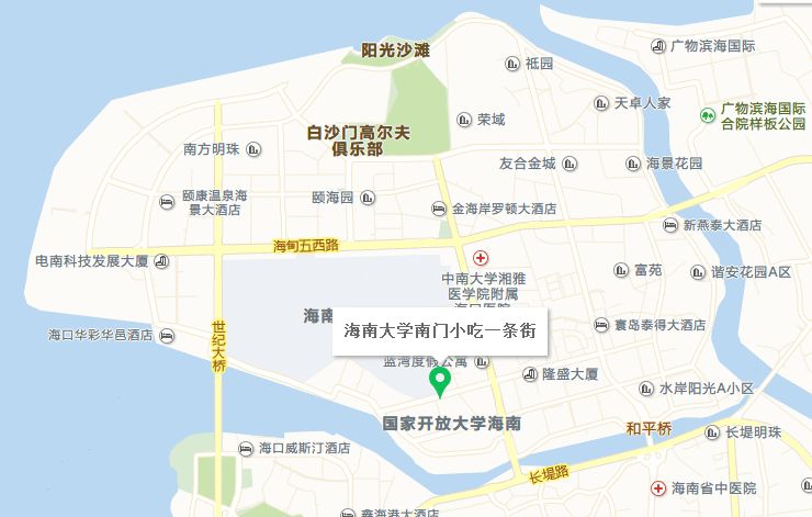 地址:海口市美兰区海甸三西路海南大学南门图片