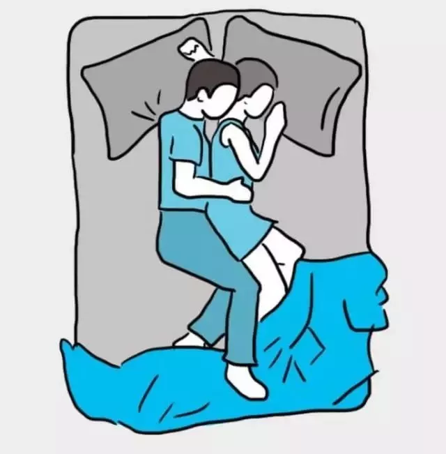 10种最受欢迎的情侣睡觉姿势