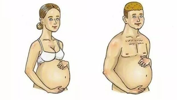 女人怀孕 vs男人饮酒十月