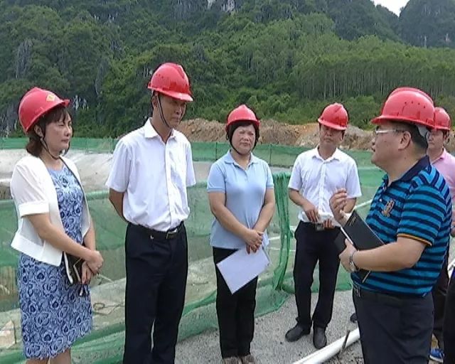 7月2日下午,阳春市委书记陈平,市人大常委会主任余秀坤,副市长何梅