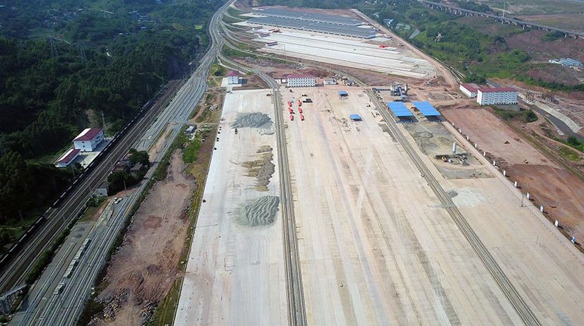 (江津综保区配套建设的珞璜铁路综合物流枢纽)