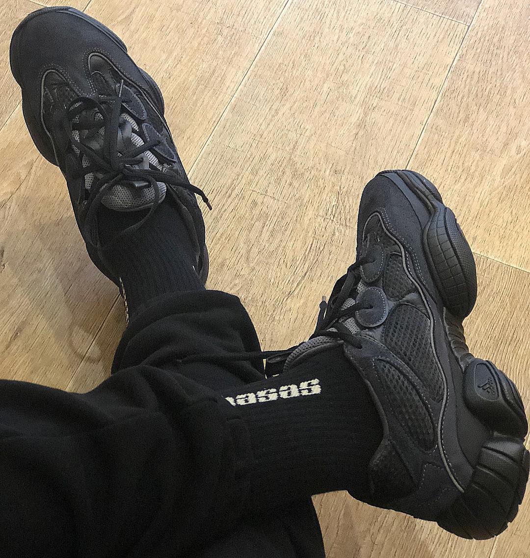 yeezy 500 utility black上脚果然酷炫又高街!