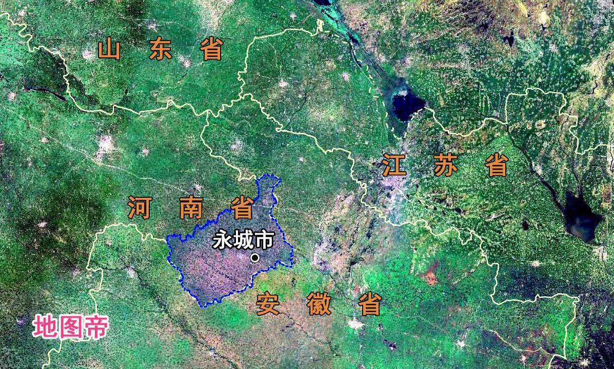 滚动:在地图上,永城市被安徽省三面包围,为何却属于河南?