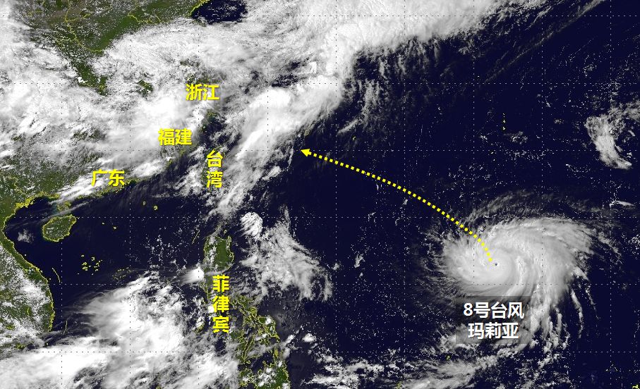 17级超强台风"玛莉亚"直奔中国!ta不是圣母,而是个狠角色!