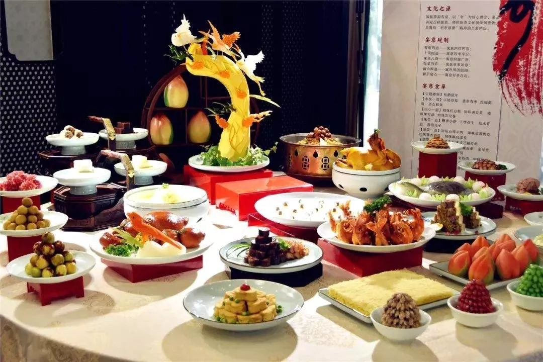 上合峰会国宴 孔府宴,铁锅鱼头糊饼子,蓬莱仙境美食宴