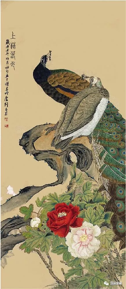 书画鉴赏丨工笔花鸟动物画大师刘奎龄