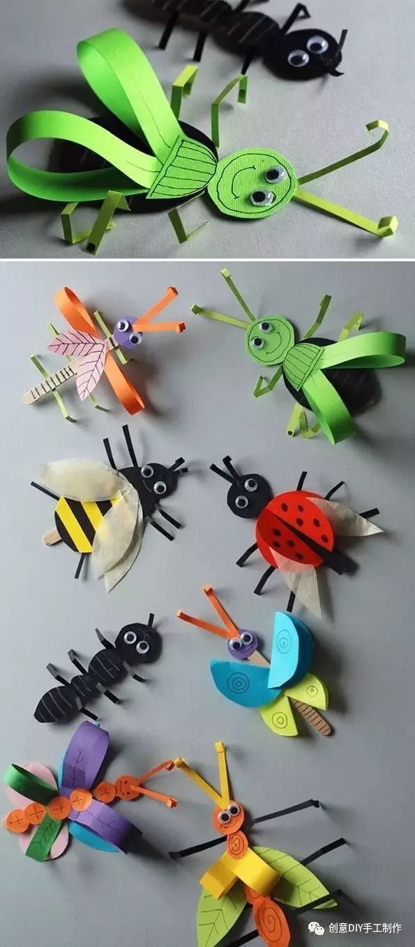 【小天使亲子团】亲子手工丨冰棒棍做可爱小昆虫