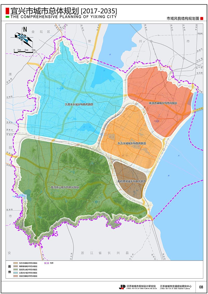 近期规划(2020年)建成面积103平方公里,也就是说未来几年,宜兴市区不