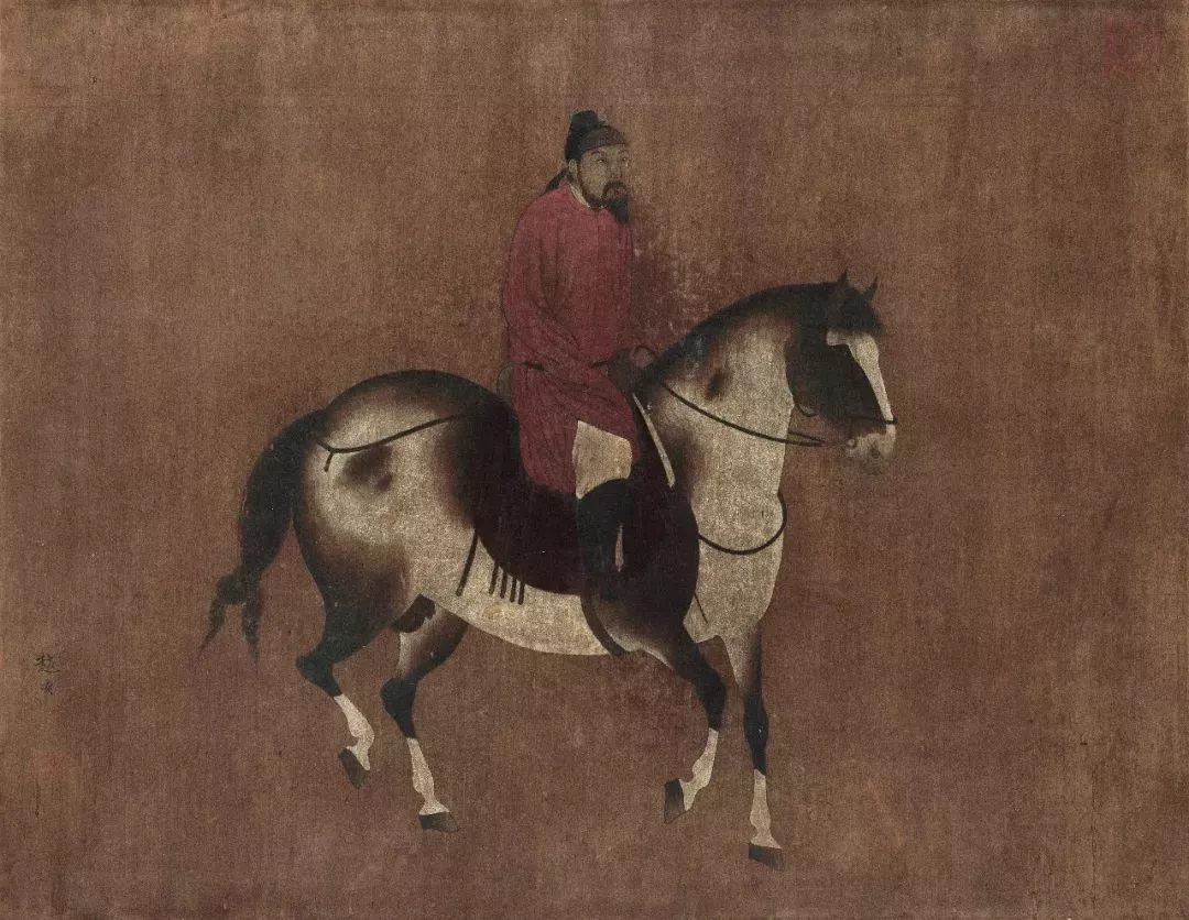 元人画马多习唐代名家,如韩干,曹霸者众.