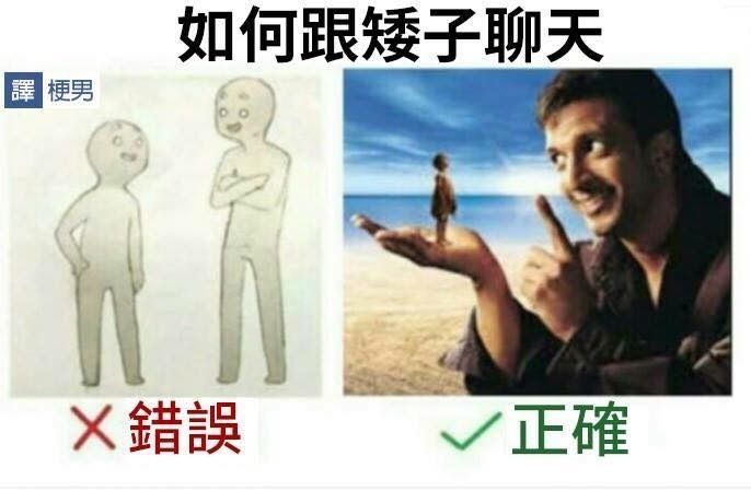 论:如何跟矮子聊天?