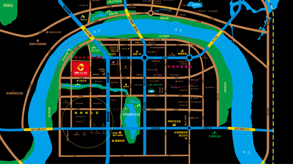 【常德朗泰·滨江新城】精英云集,毗邻学府