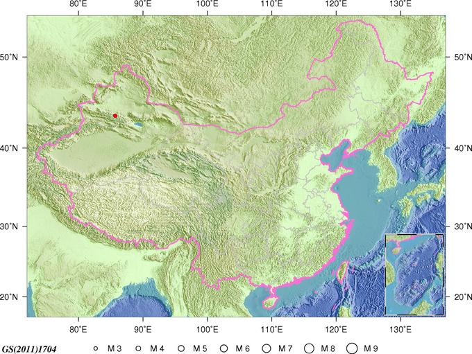 新疆塔城地区沙湾县发生3.2级地震 震源深度6千米图片