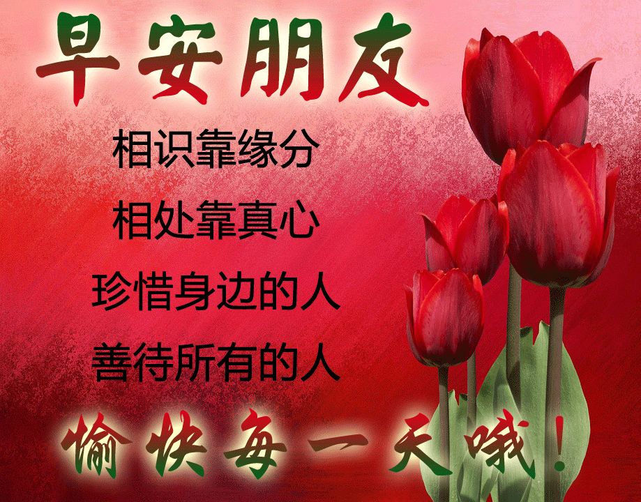 早晨简短祝福问候语 早上好的祝福句子带图片