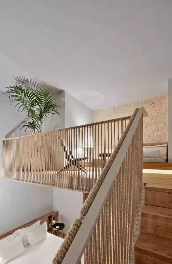 楼梯丨绳子做的楼梯怎么可以这么美