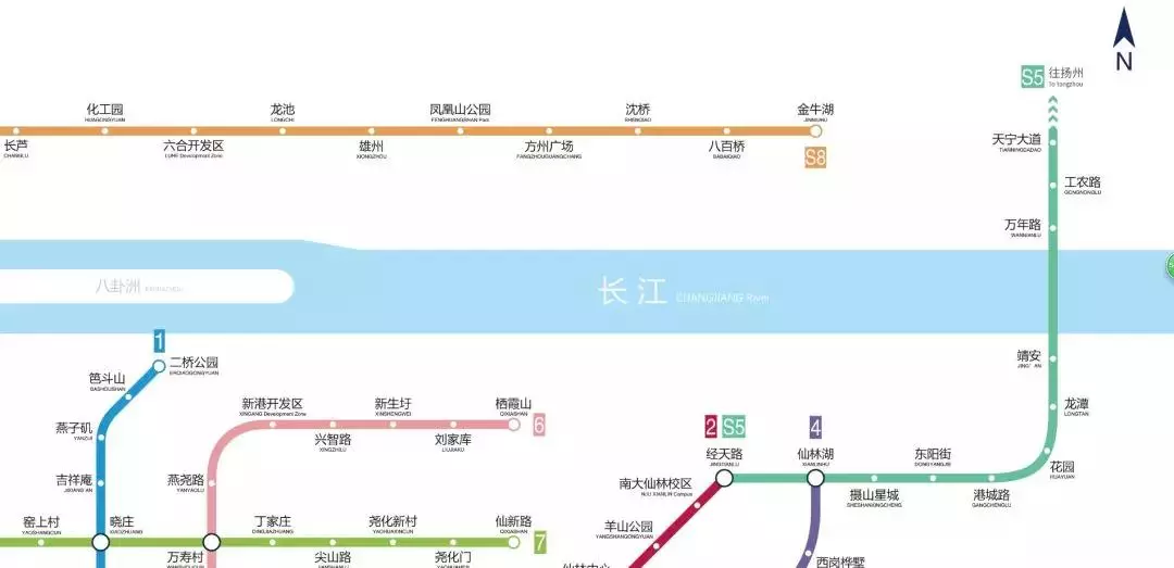 南京地铁2023建设规划图发布,5年内扬州有望通地铁!