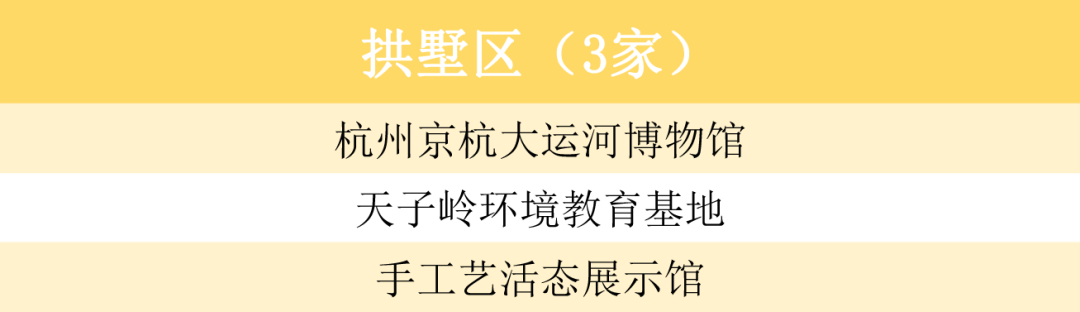 暑假到了，最全杭州市第二课堂场馆名单在这儿，还不快去打卡!