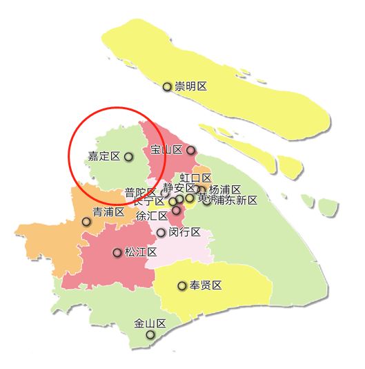 上海行政区划图