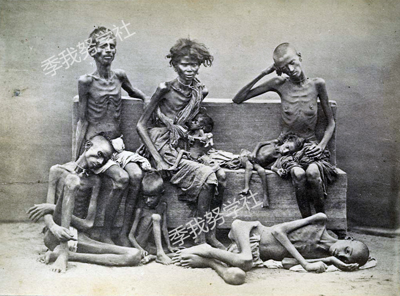 1876-1878年的南印度饥荒组图:瘦骨嶙峋的孩子,骨瘦如