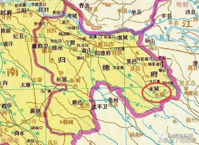 但是从新中国成立初期的地图上,我们却看到永城却又划给了安徽,归皖北图片