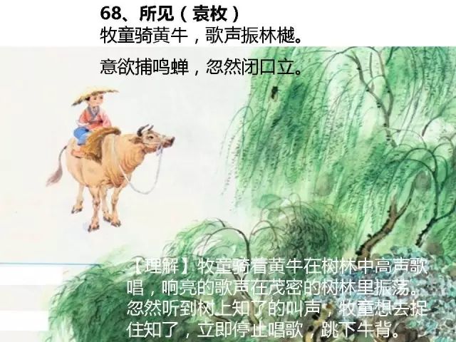 看图,看图就会背的古诗合集:小学生必会70首古诗词合集【赶快收藏吧!